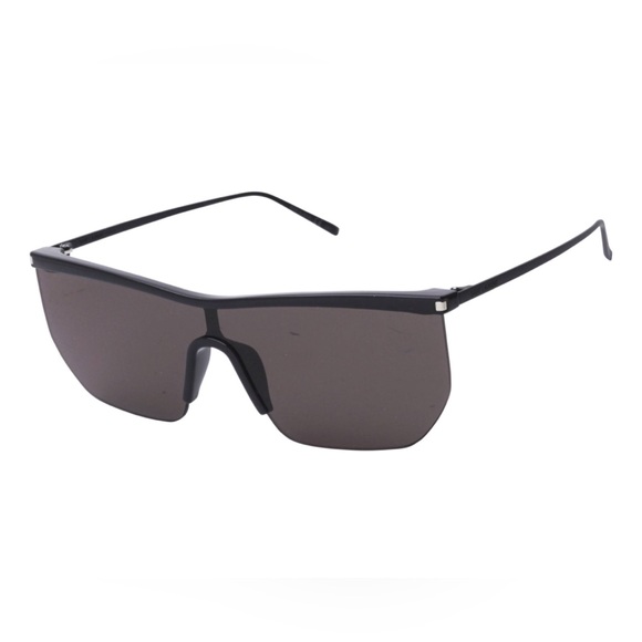 NEW SAINT LAURENT MASK SUNGLASSES SL519 MASK 001 BLACK SHIELD SL 519 001 EYEWEAR - Picture 2 of 6